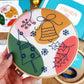 Abstract Christmas Embroidery Kit - Embroidery Kits - ohsewbootiful