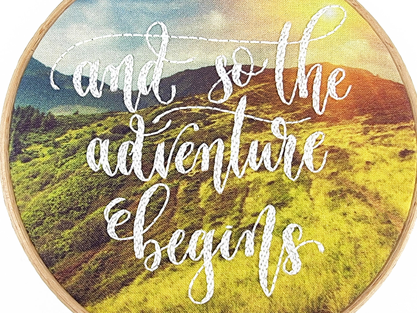 The Adventure Begins Embroidery Kit - Embroidery Kits - ohsewbootiful