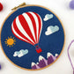 Hot Air Balloon Embroidery PDF Pattern -  - ohsewbootiful