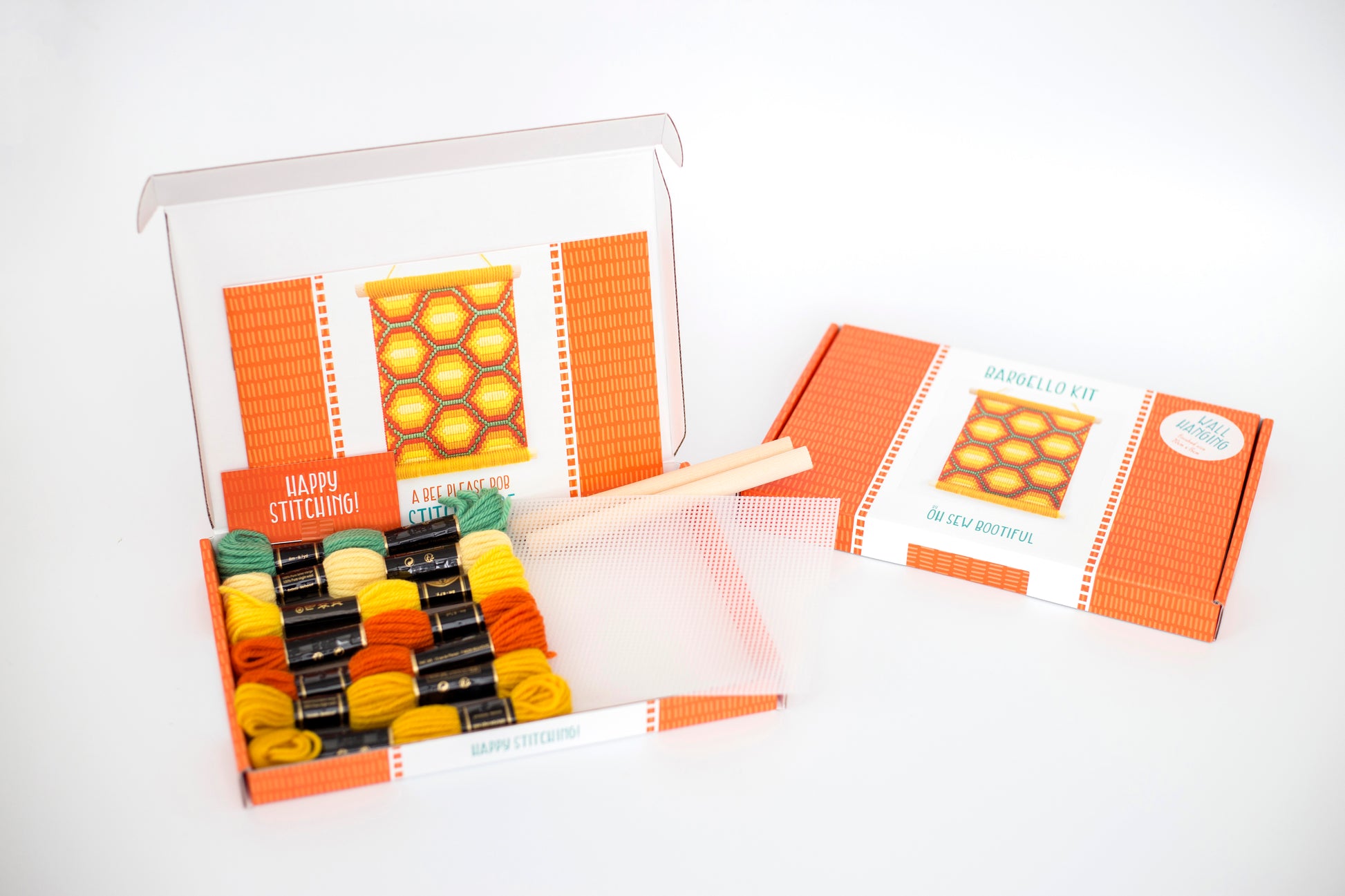 Honeycomb Bargello Wall Hanging Kit - Bargello Kit - ohsewbootiful