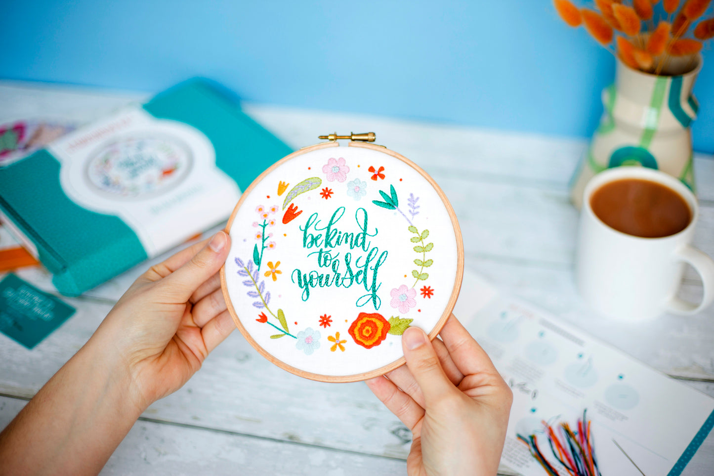 Be Kind To Yourself Embroidery Kit - Embroidery Kits - ohsewbootiful