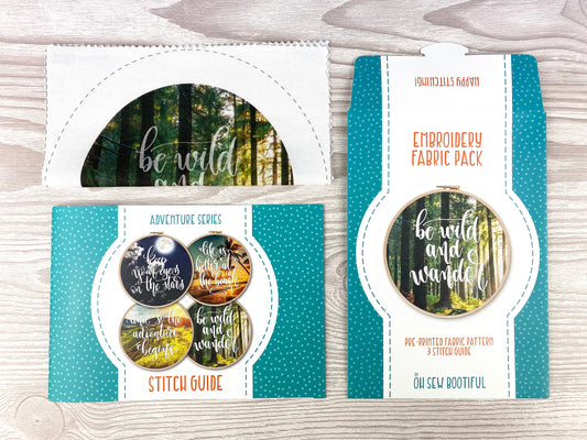 Be Wild and Wander Fabric Pattern Pack - Fabric Packs - ohsewbootiful