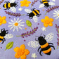 Bees and Lavender Embroidery Kit - Embroidery Kits - ohsewbootiful