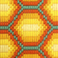 Bargello Tapestry Kit - Honeycomb Wall Hanging Kit - Bargello Kit - ohsewbootiful