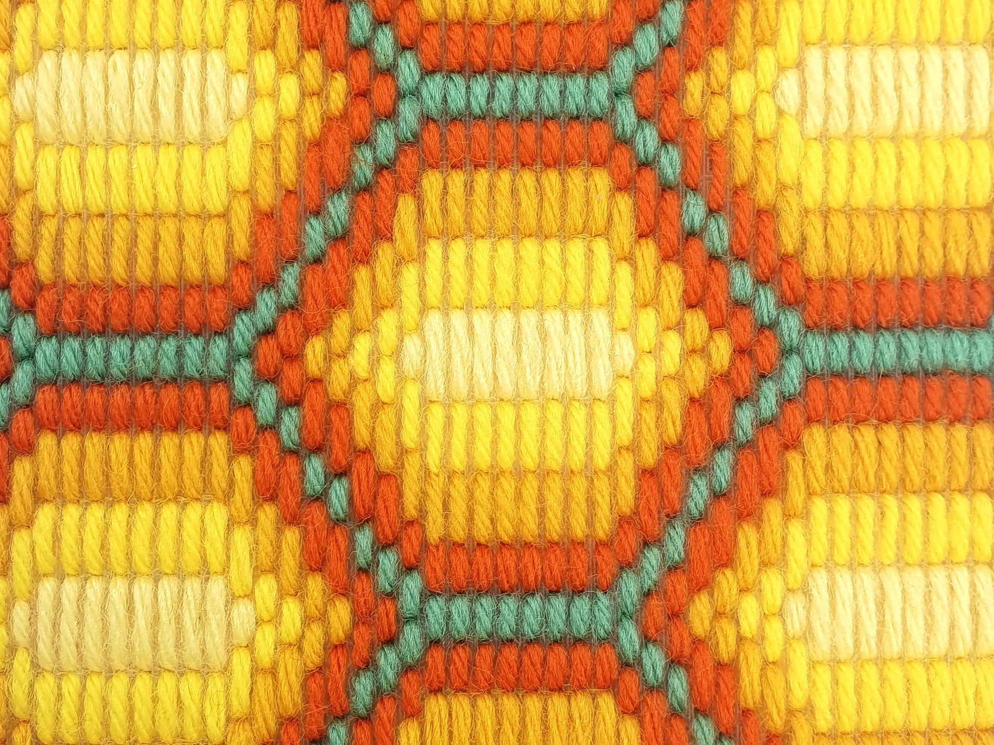 Bargello Tapestry Kit - Honeycomb Wall Hanging Kit - Bargello Kit - ohsewbootiful