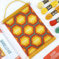 Bargello Tapestry Kit - Honeycomb Wall Hanging Kit - Bargello Kit - ohsewbootiful