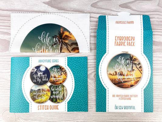 Life is better at the Beach Fabric Pattern Pack - Fabric Packs - ohsewbootiful