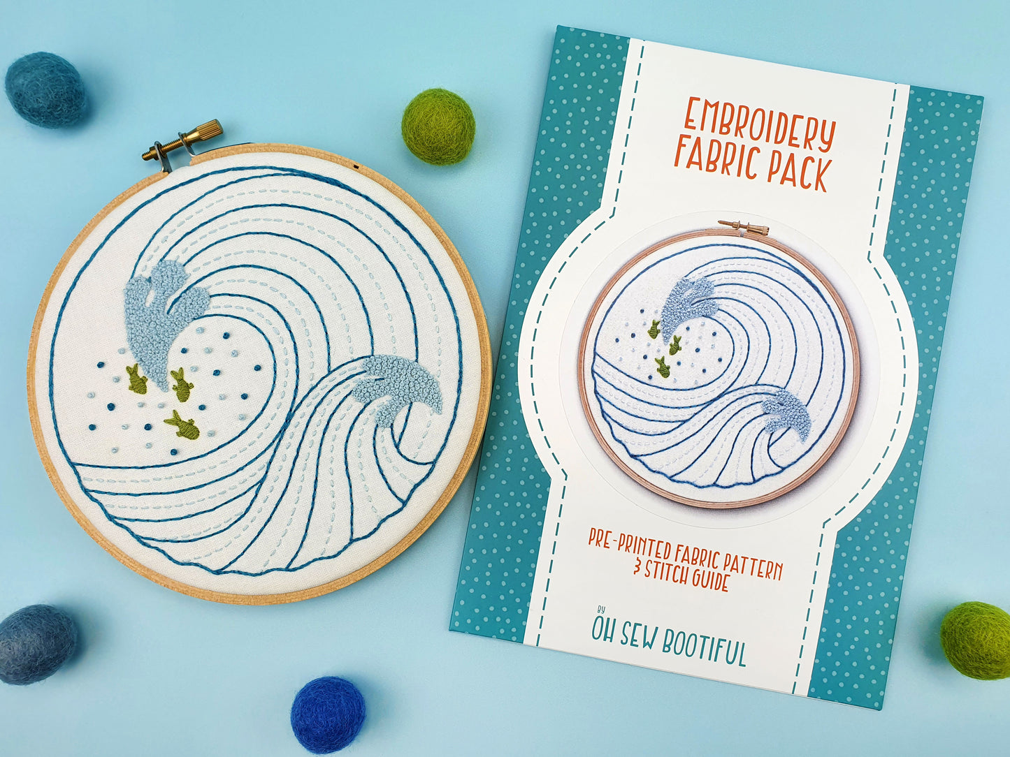 Splashing in the Waves Fabric Pack - Fabric Packs - ohsewbootiful