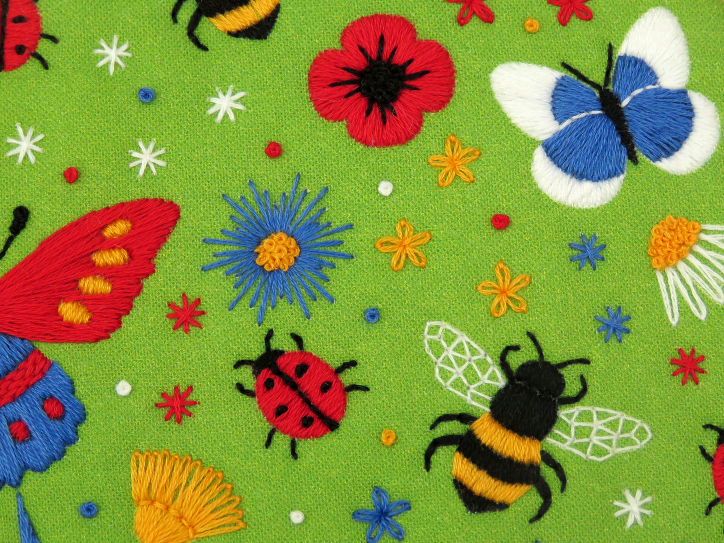 Butterflies and Bees Embroidery Fabric Pattern Pack - Fabric Packs - ohsewbootiful