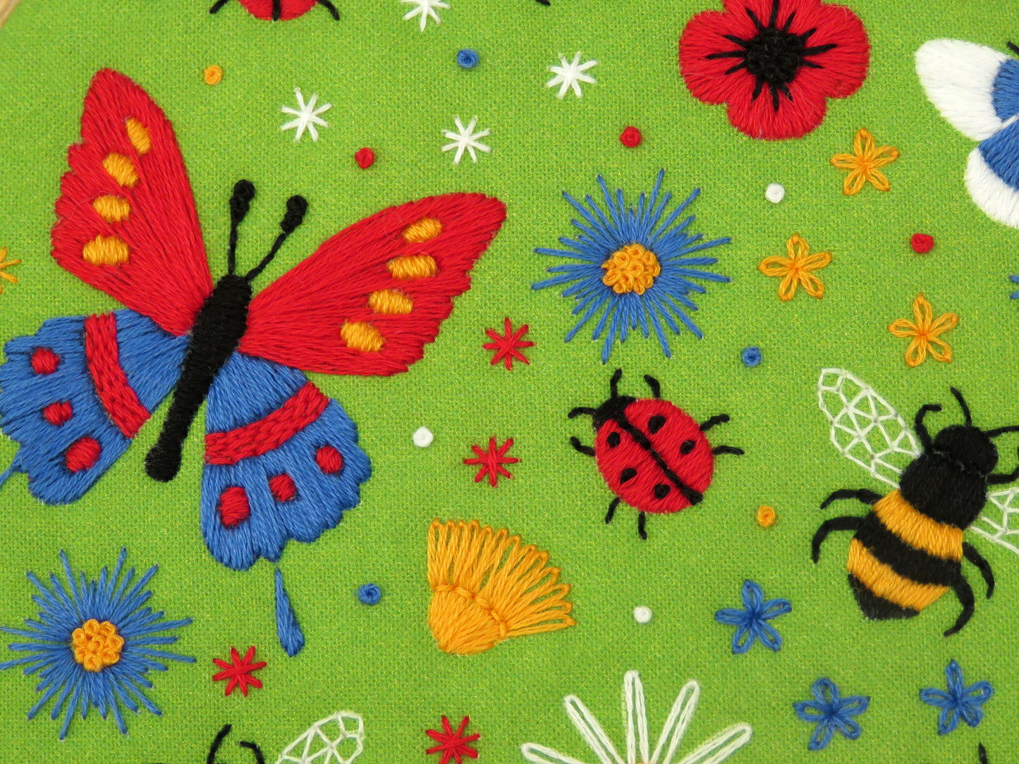 Butterflies and Bees Embroidery Fabric Pattern Pack - Fabric Packs - ohsewbootiful