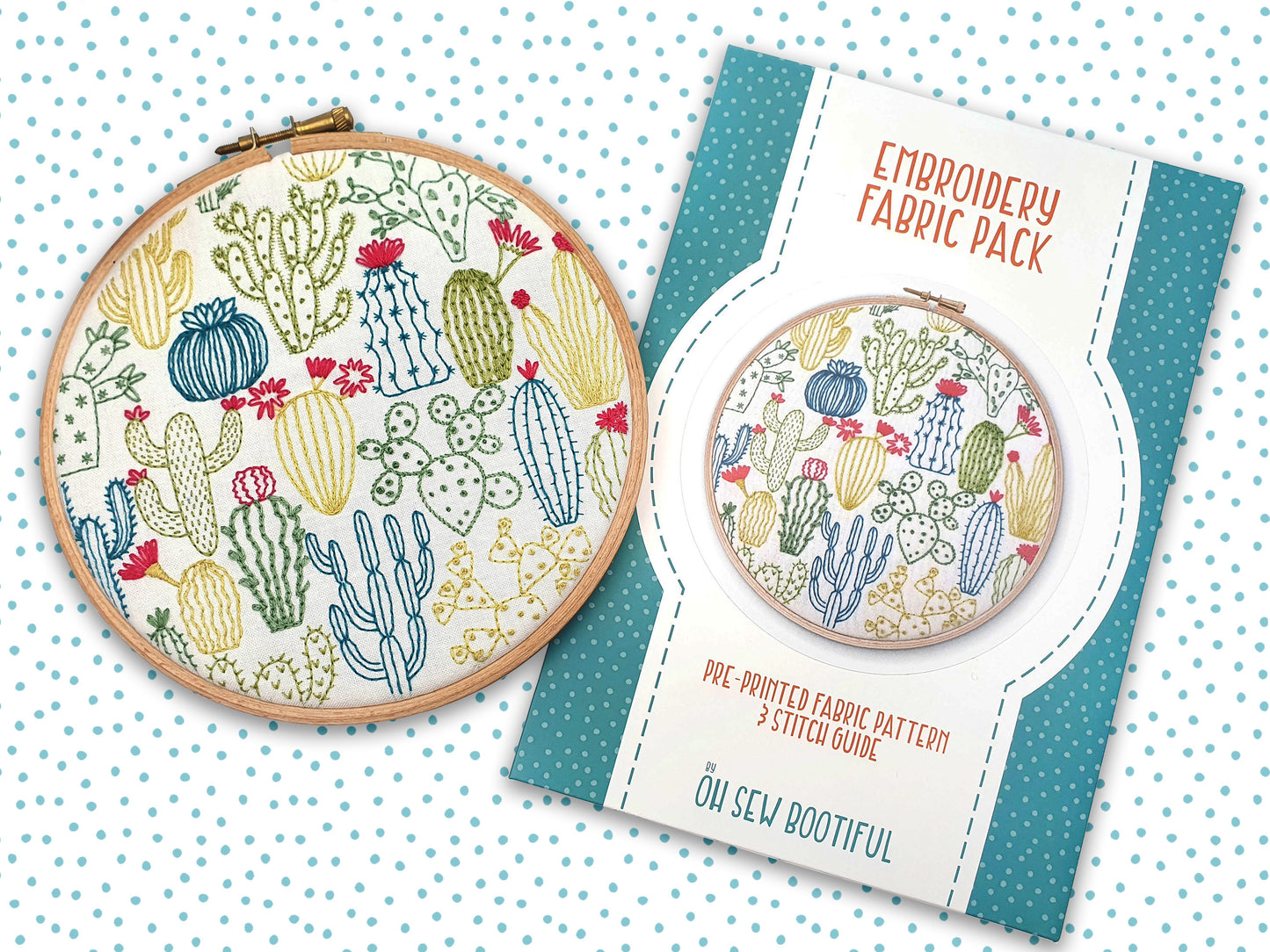 Cactus Fabric Pattern Pack - Fabric Packs - ohsewbootiful