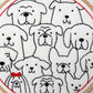 Dog Embroidery Fabric Pattern Pack - Fabric Packs - ohsewbootiful