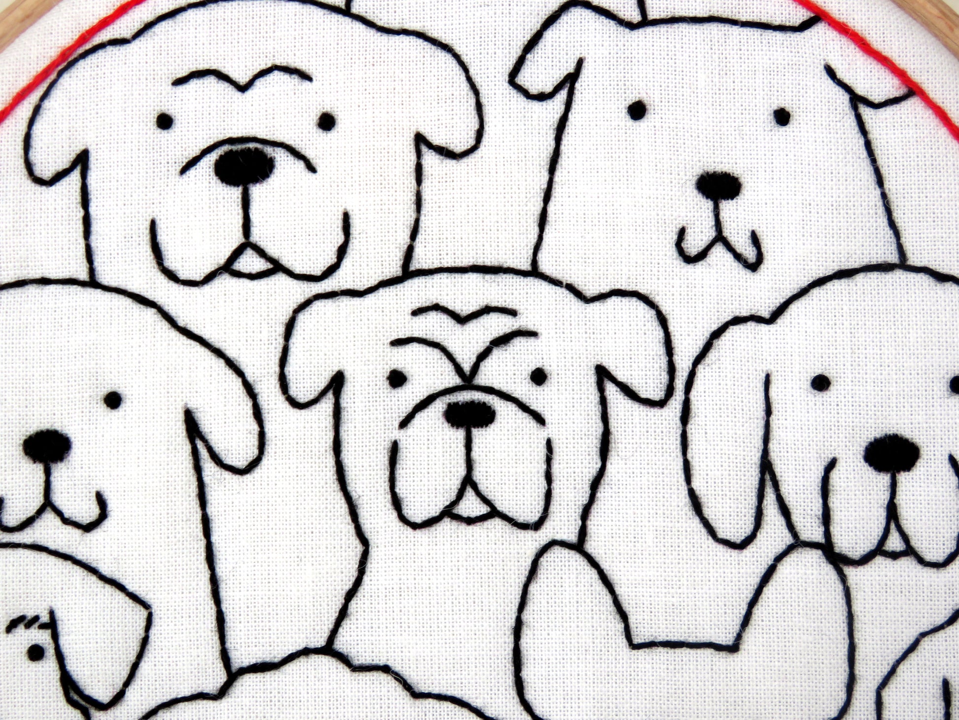 Dog Embroidery Fabric Pattern Pack - Fabric Packs - ohsewbootiful