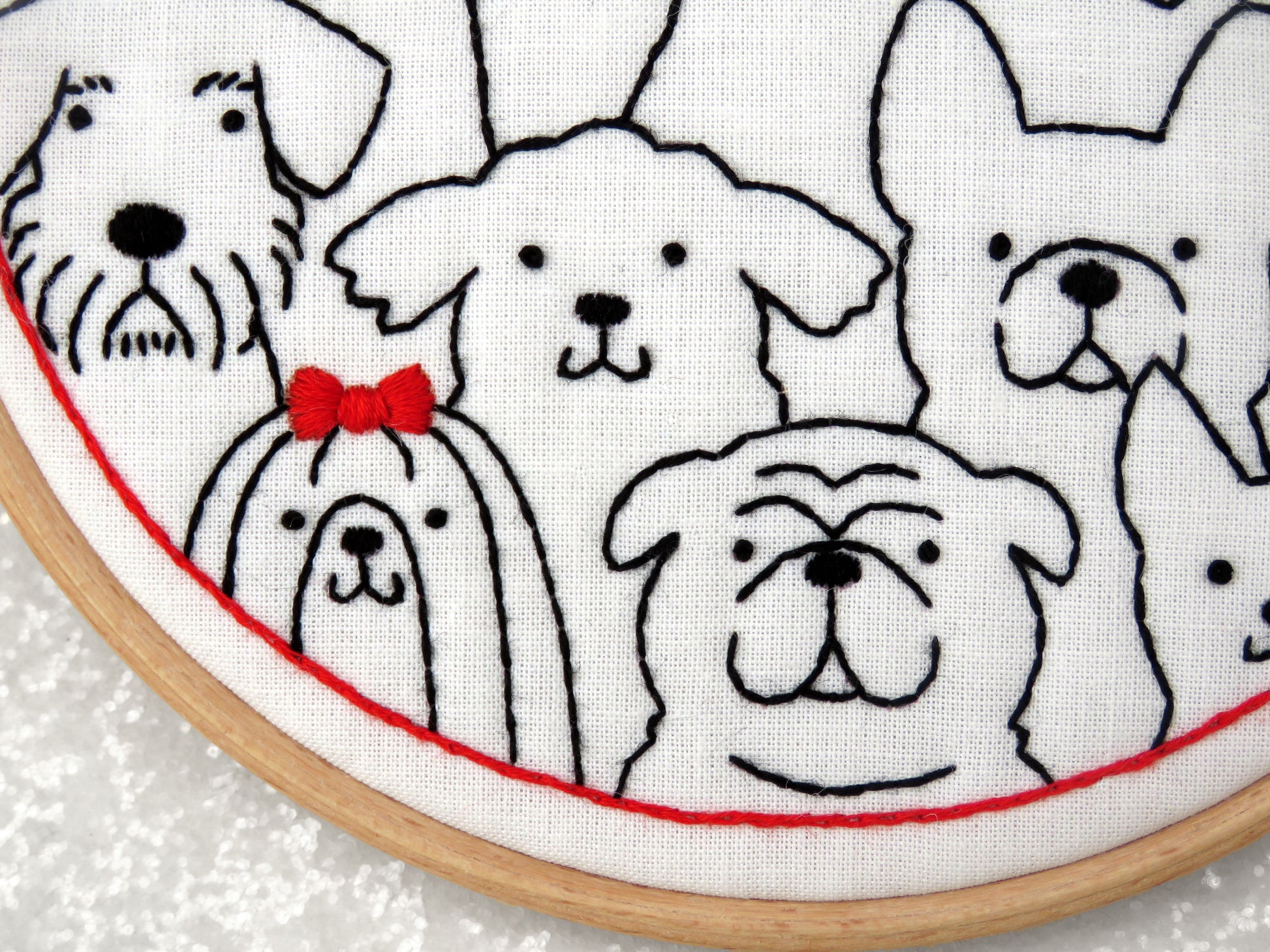 Dog Embroidery Fabric Pattern Pack - Fabric Packs - ohsewbootiful