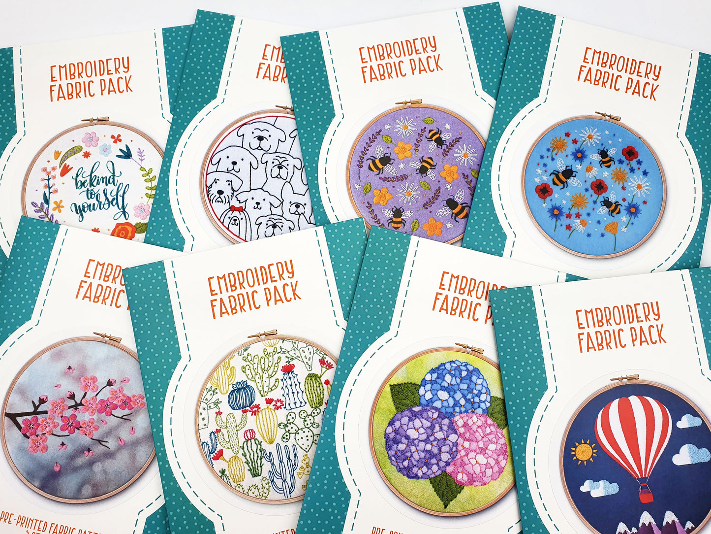 Spring Floral Embroidery Fabric Pattern Pack - Fabric Packs - ohsewbootiful