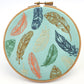 Boho Feathers Embroidery Kit - Embroidery Kits - ohsewbootiful