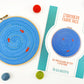 Fish Pond Embroidery Fabric Pack, Relaxing Crafts - Fabric Packs - ohsewbootiful