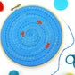 Relaxing Fish Pond Embroidery Kit, Mindfulness Hoop Art Project. - Embroidery Kits - ohsewbootiful