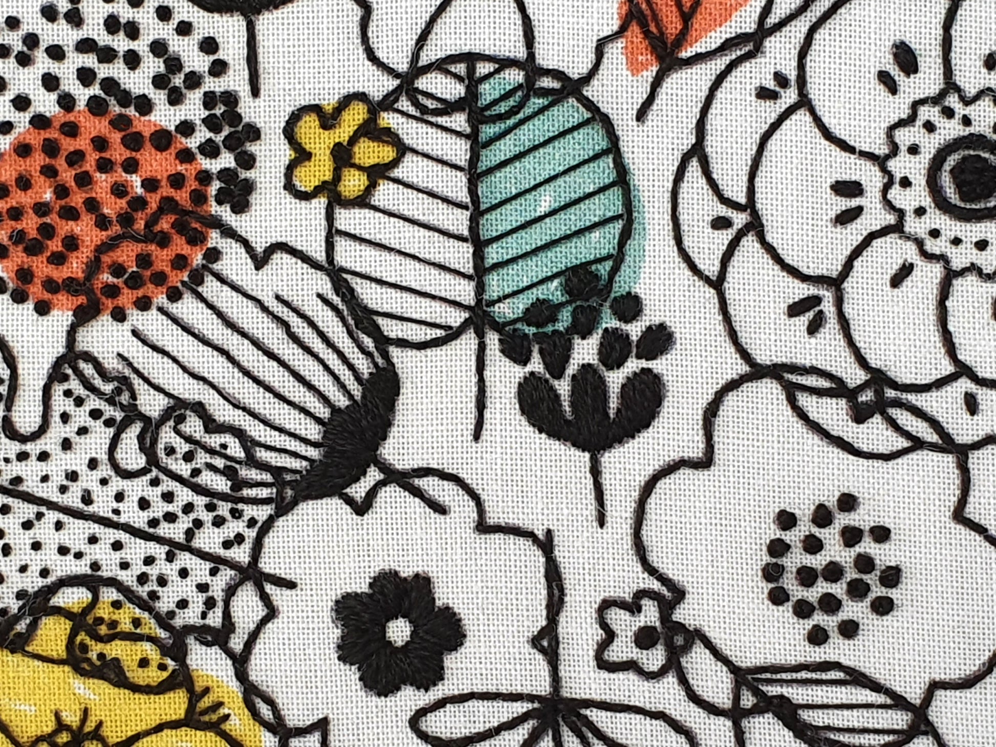 Floral Shadows Embroidery Kit - Embroidery Kits - ohsewbootiful