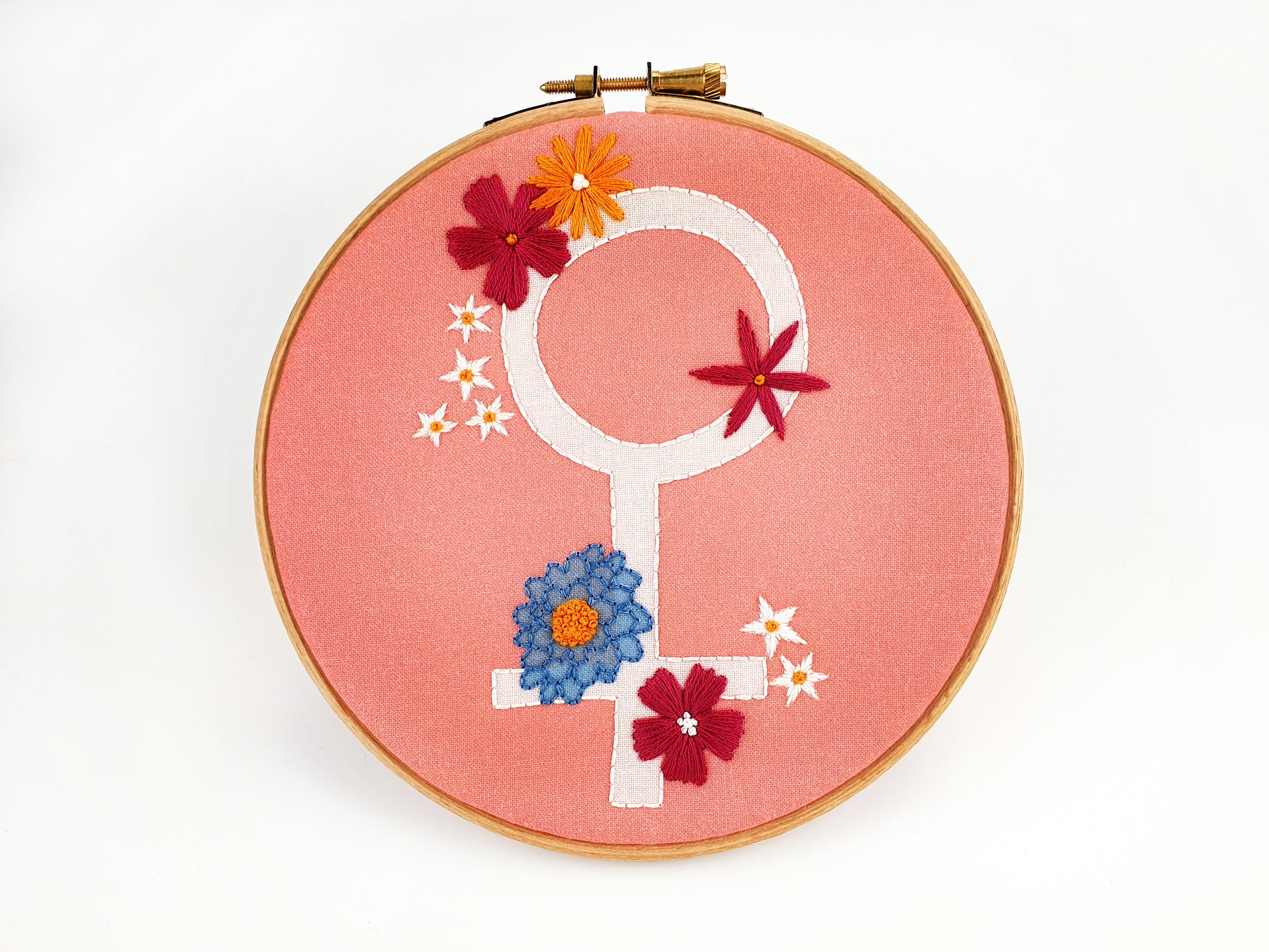 Floral Venus Embroidery Kit - Embroidery Kits - ohsewbootiful