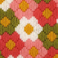 Bargello Tapestry Kit - Flower Power Wall Hanging Kit - Bargello Kit - ohsewbootiful