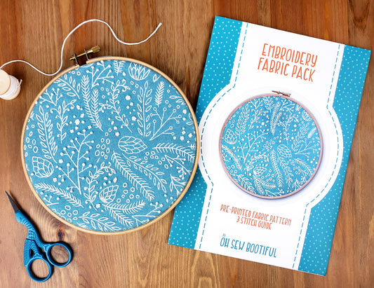 Frosty Foliage Fabric Pattern Pack - Fabric Packs - ohsewbootiful