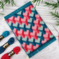 Bargello Tapestry Kit - Geometric Illusion Wall Hanging Kit - Bargello Kit - ohsewbootiful