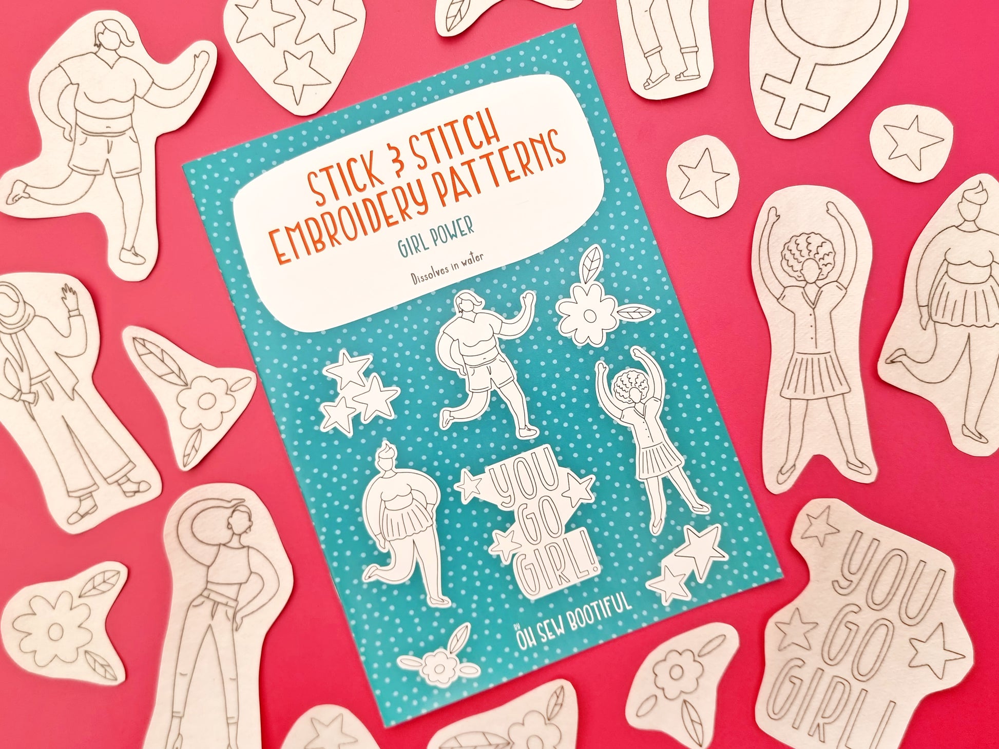 Girl Power Stick and Stitch Patterns