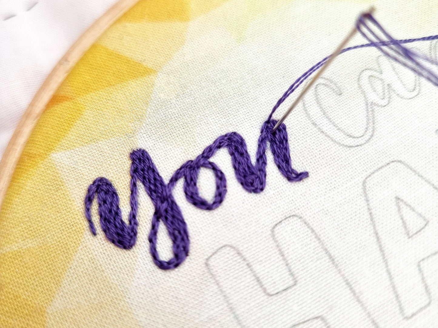 You Can Do Hard Things Embroidery Kit - Embroidery Kits - ohsewbootiful