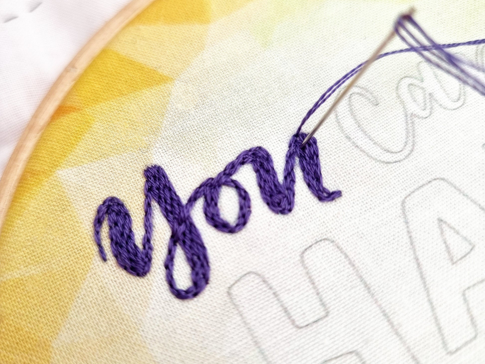You Can Do Hard Things Embroidery Kit - Embroidery Kits - ohsewbootiful