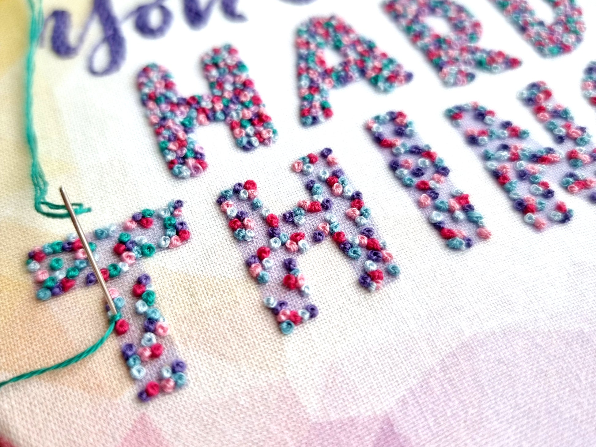 You Can Do Hard Things Embroidery Kit - Embroidery Kits - ohsewbootiful