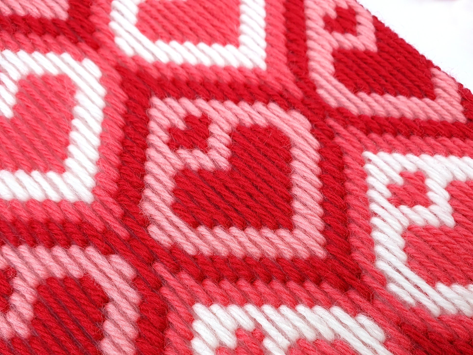 Bargello Tapestry Kit - Loadsa Love Wall Hanging Kit - Bargello Kit - ohsewbootiful