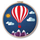 Hot Air Balloon Embroidery PDF Pattern -  - ohsewbootiful
