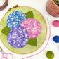 Hydrangea Embroidery Kit - Embroidery Kits - ohsewbootiful