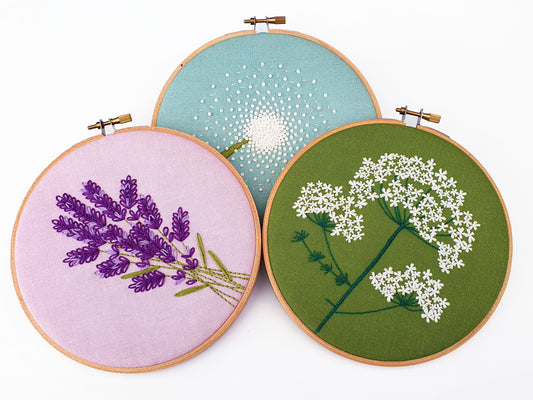 Wildflowers Embroidery Kit Bundle - Embroidery Kits - ohsewbootiful