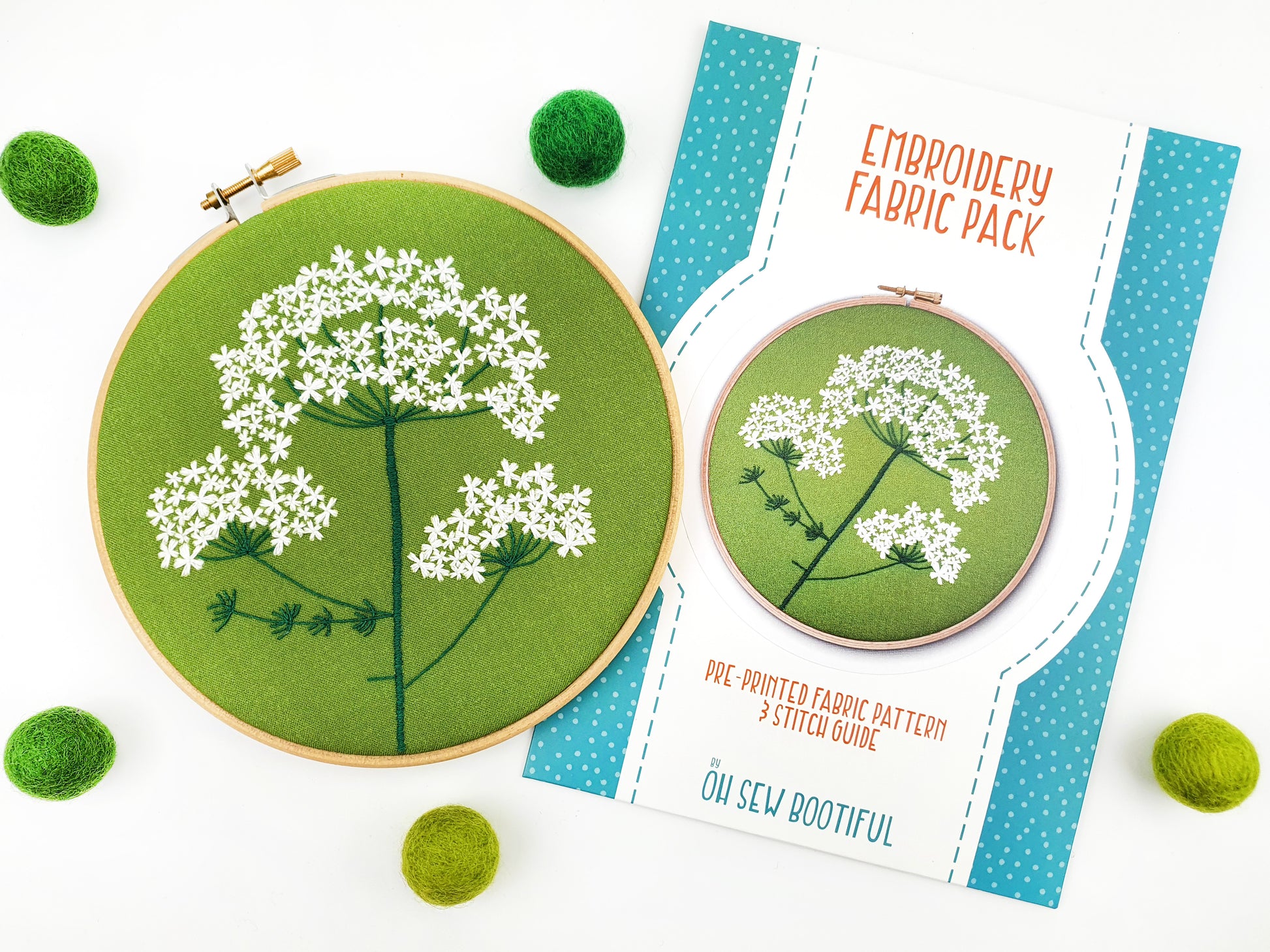 Queen Annes Lace Fabric Pattern Pack - Fabric Packs - ohsewbootiful