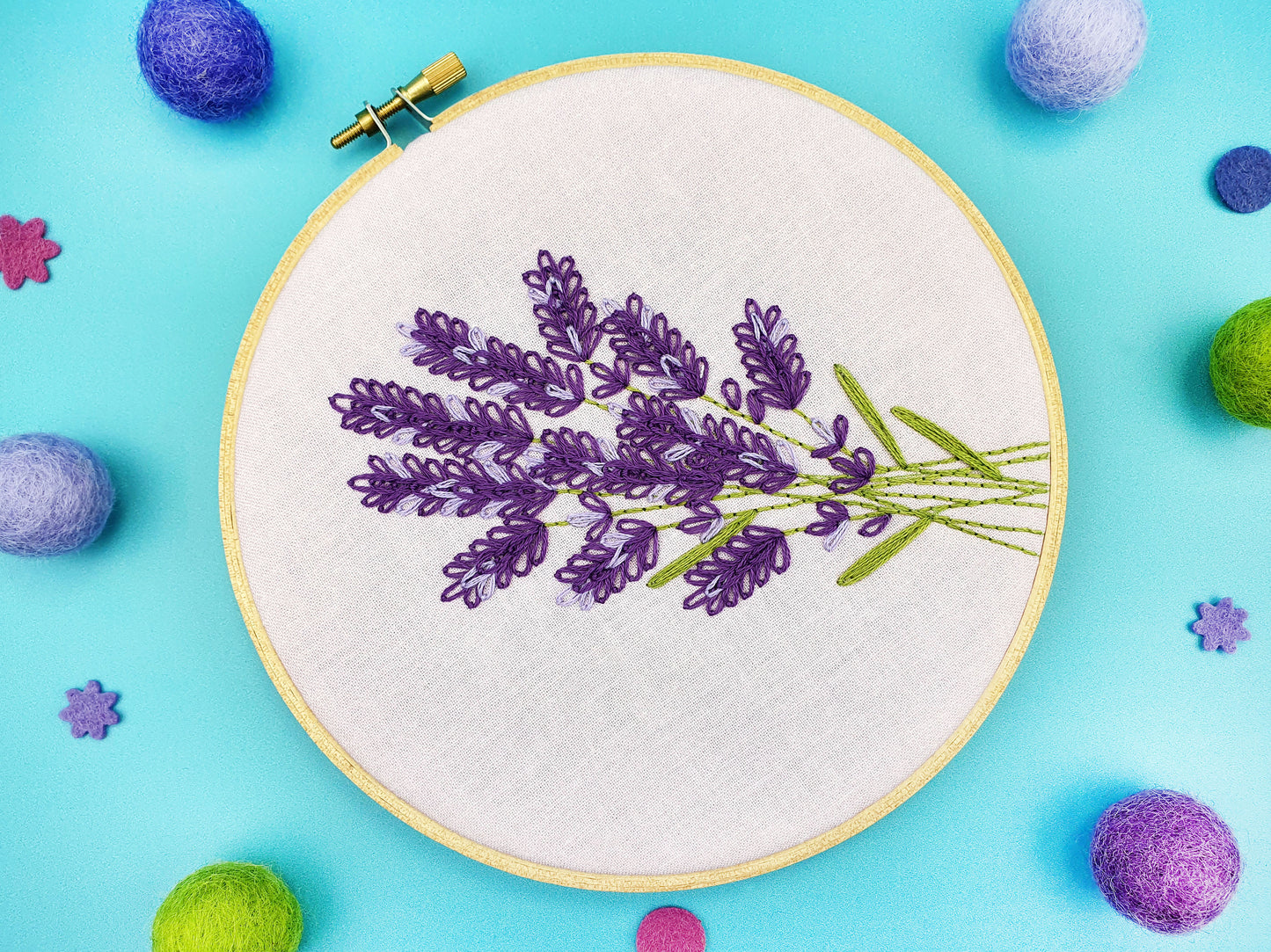 Lavender Embroidery Kit - Embroidery Kits - ohsewbootiful