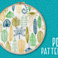 Loadsa Leaves Embroidery PDF Pattern -  - ohsewbootiful