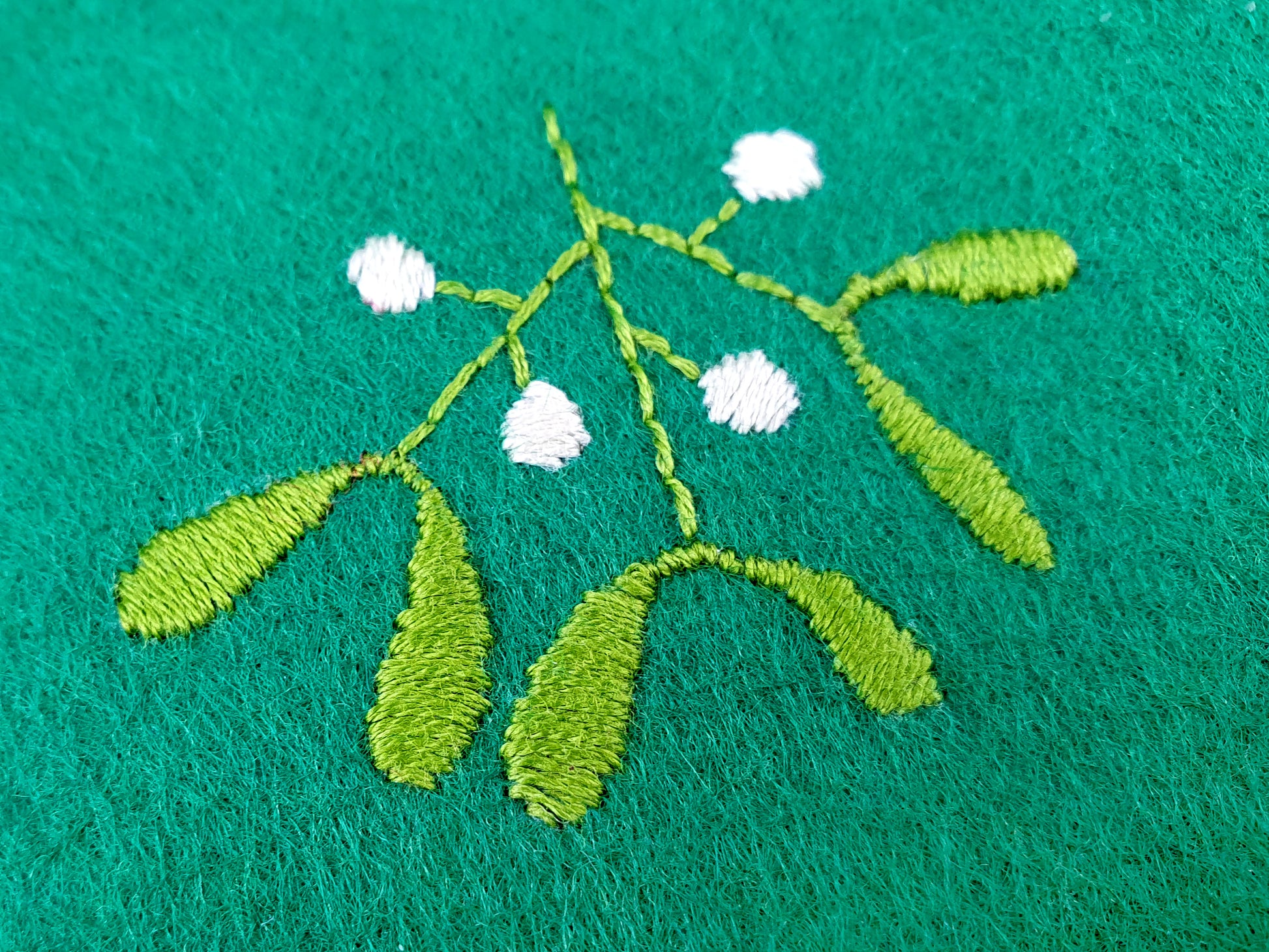 Christmas Foliage Stick and Stitch Embroidery Patterns -  - ohsewbootiful