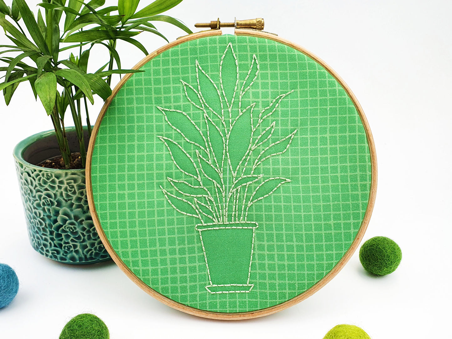 Aspidistra Embroidery Kit - Embroidery Kits - ohsewbootiful