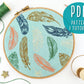 Boho Feathers Embroidery PDF Pattern -  - ohsewbootiful
