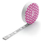 Pink Polka Dot Retractable Tape Measure - Prym Love - Embroidery Supplies - ohsewbootiful
