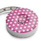 Pink Polka Dot Retractable Tape Measure - Prym Love - Embroidery Supplies - ohsewbootiful