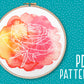Rose Embroidery PDF Pattern -  - ohsewbootiful