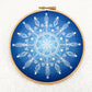 Snowflake Mandala Embroidery Kit, Christmas Craft Kit - Embroidery Kits - ohsewbootiful
