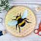 Thread Painted Bumble Bee Embroidery Kit - Embroidery Kits - ohsewbootiful
