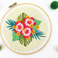 Tropical Flowers Embroidery Kit - Embroidery Kits - ohsewbootiful