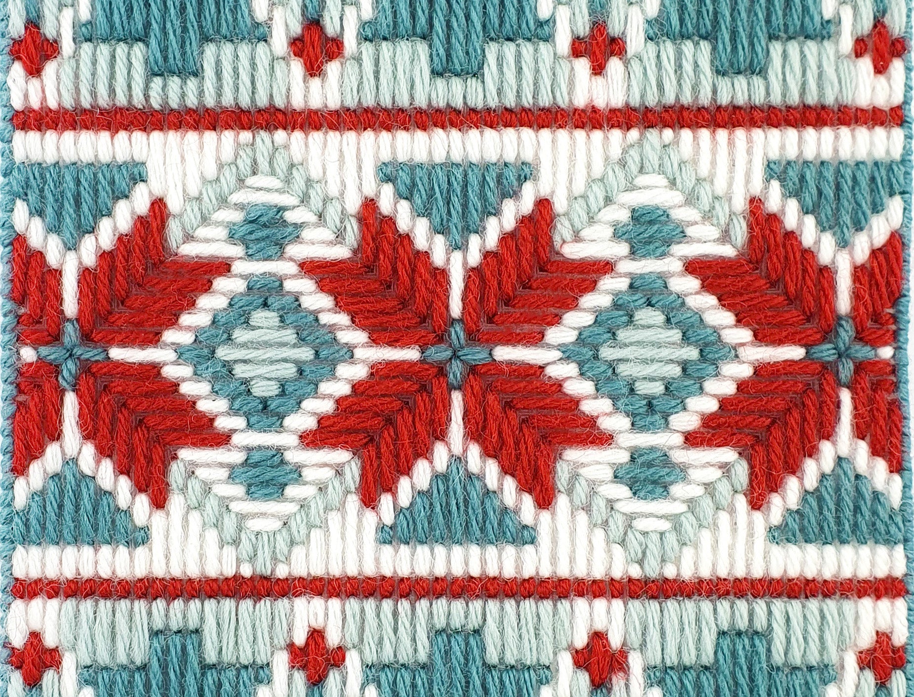 Bargello Tapestry Kit - Christmas Jumper Wall Hanging Kit - Bargello Kit - ohsewbootiful