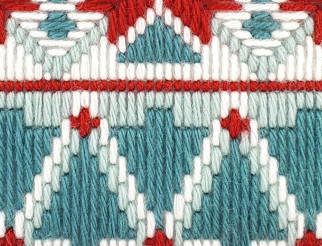 Bargello Tapestry Kit - Christmas Jumper Wall Hanging Kit - Bargello Kit - ohsewbootiful