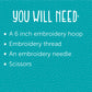 Butterflies and Bees Embroidery Fabric Pattern Pack - Fabric Packs - ohsewbootiful